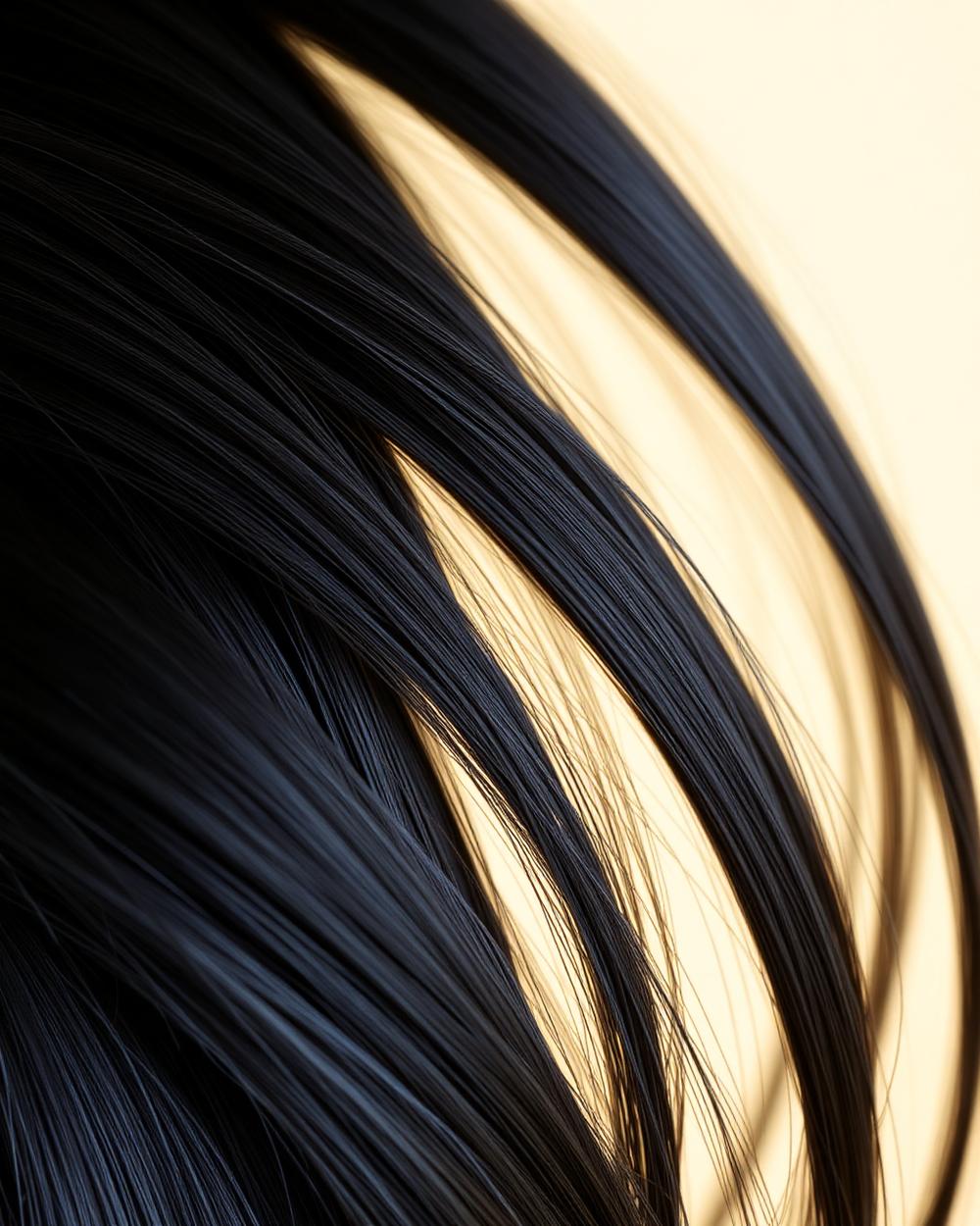 Texture — Close-up of the strands.
